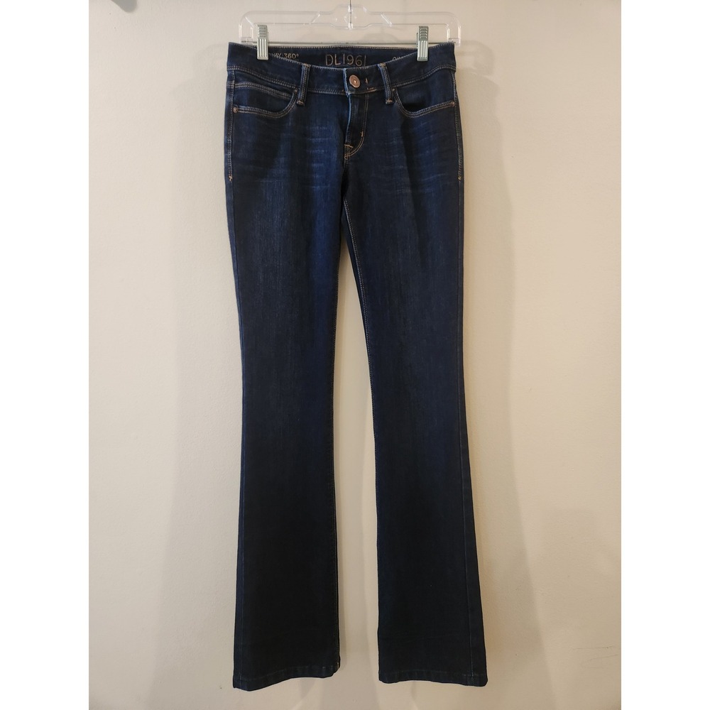 DL1961 Jeans CINDY Slim Boot‎ Size 26 Dark Wash 4Way Stretch Denim Denim Pants